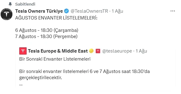 Tesla Türkiye satışları için tarih verdi: Tesla Model Y satışları ne zaman başlayacak? - 3